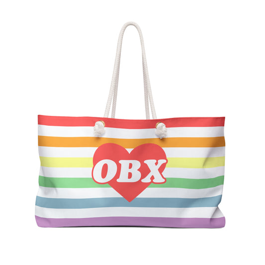 Bolsa de playa OBX ♡ Rainbow